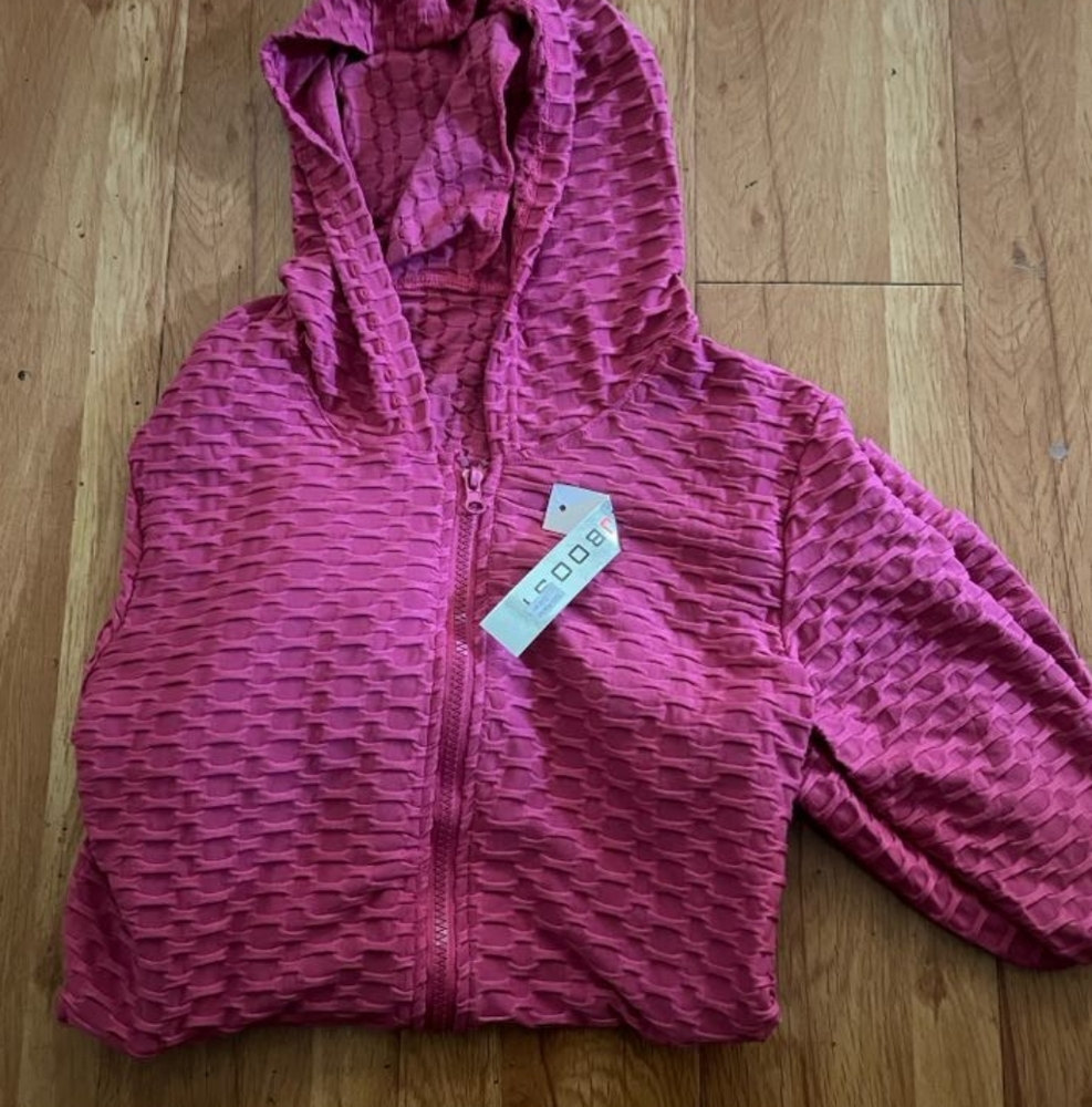 3 Piece Scrunch Butt Leggings,Top and Hoodie Set - Picture 5 of 6